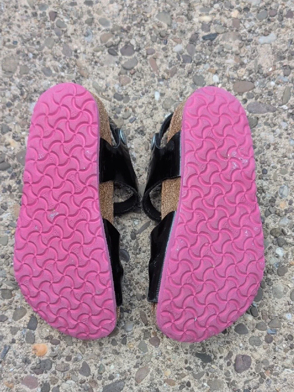 Birkenstock Kids Rio Black Patent Sandals